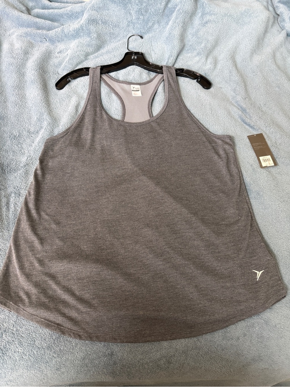 Women's Gray Racerback Active Tank Top
